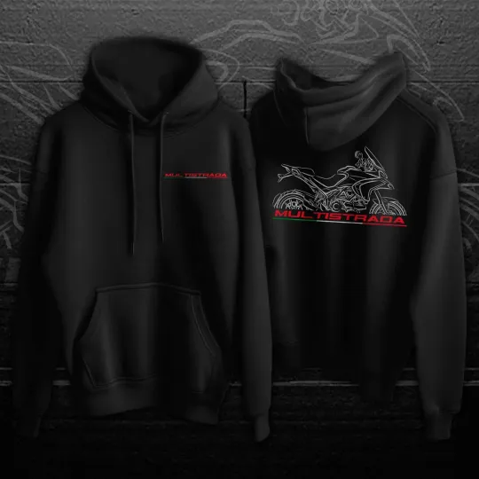 Discover Ducati Multistrada 1200 1260 Hoodie for Adventure Riders