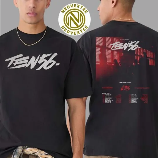 Discover Ten56. EU UK Tour 2025 With VCTMS Dali Thundering Concept T-Shirt