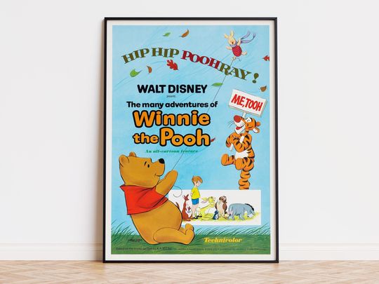 Discover The Many Adventures of Winnie the Pooh - Movie Poster | Digital Download | High Quality Ready To Print