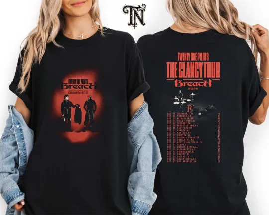 The Clancy Tour 2025 Double Sided T-Shirt