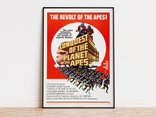 Conquest of the Planet of the Apes - Movie Poster