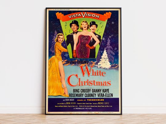 Discover White Christmas - Movie Poster | Digital Download | High Quality Ready To Print