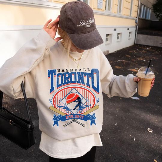 Discover Vintage Toronto Baseball Sweatshirt,  Youth Sweatshirt