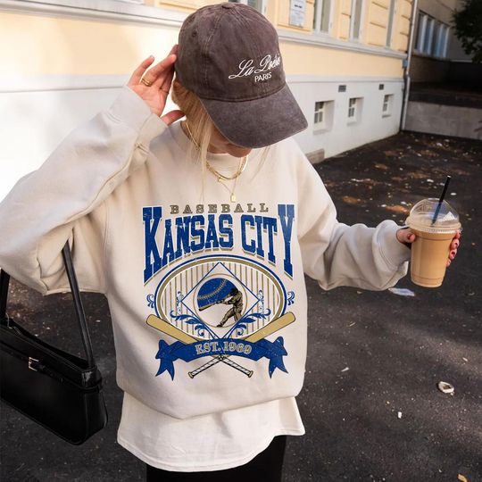 Discover Vintage Kansas City Baseball Sweatshirt, T-Shirt, Hoodie for Adults and Youth