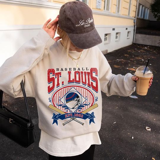 Vintage St. Louis Baseball Sweatshirt for Sports Fans