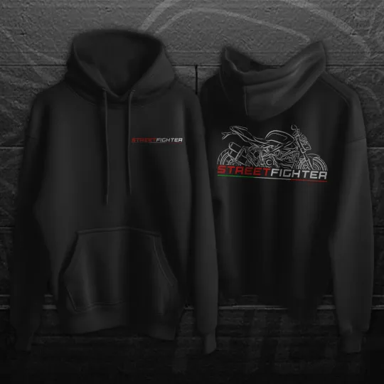 Discover Ducati Streetfighter - Motorcycle Hoodie Pullover for Riders