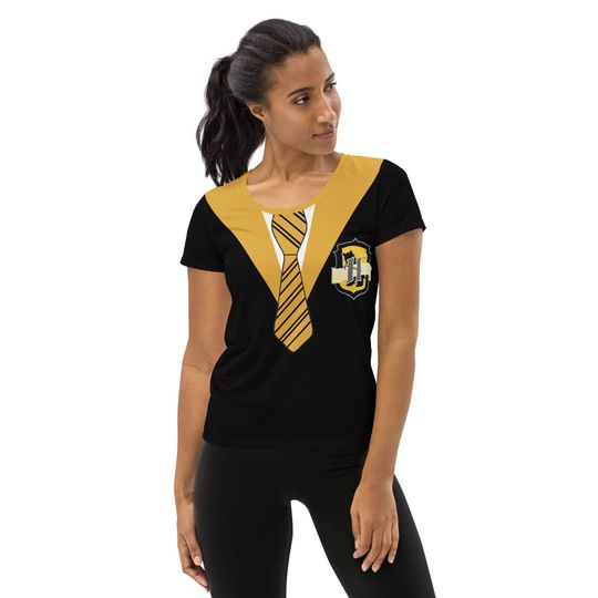 Discover Yellow House Women's Athletic T-shirt