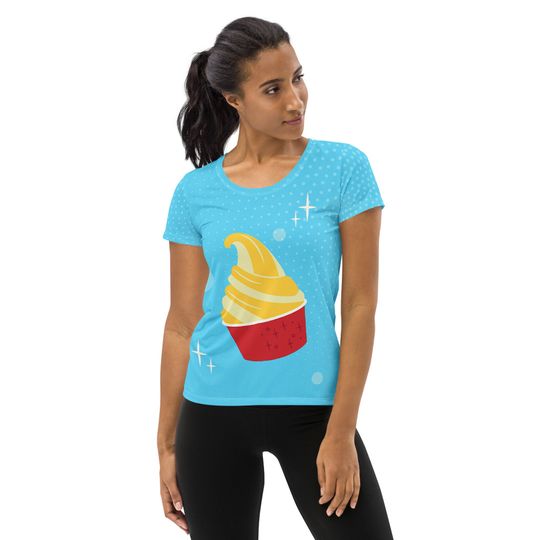 Discover Pineapple Ice Cream Women's Athletic T-shirt