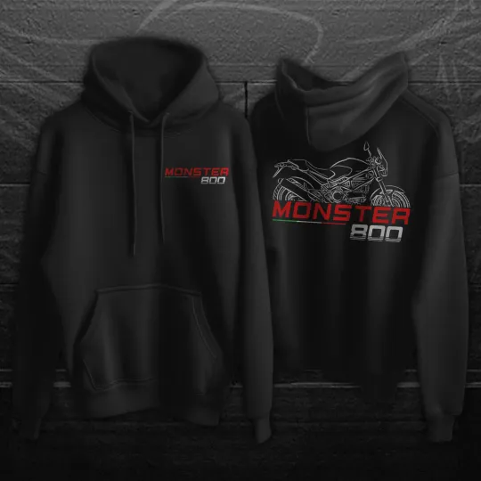 Discover Ducati Monster 800 2003-2005 - Motorcycle Hoodie Pullover for Riders