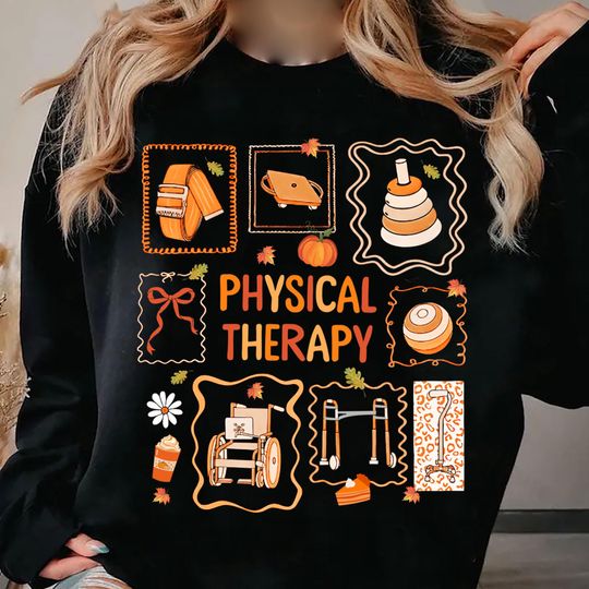 Discover Fall Physical Therapy Sweatshirt Design, Autumn Forest PT T-Shirt
