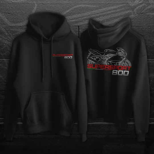 Discover Ducati 800 Supersport 2003-2007 - Motorcycle Hoodie for Sportbike Riders