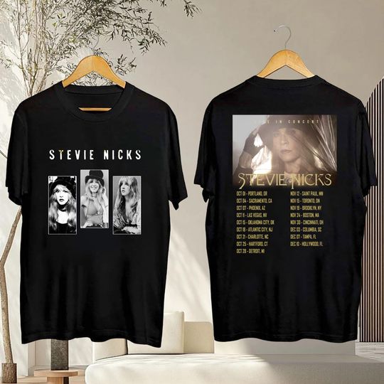 Discover Stevie Nicks 2025 Concert Shirt, 2025 Stevie Nicks Tour T-Shirt, Stevie Nicks Fan Shirt, Stevie Nicks Merch, 90s Vintage Stevie Nicks Shirt