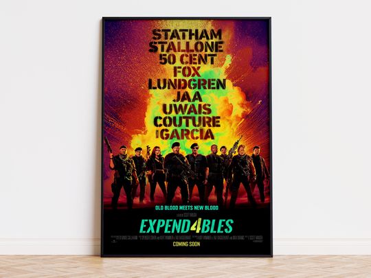Discover The Expendables 4 - Movie Poster | Digital Download | High Quality Ready To Print