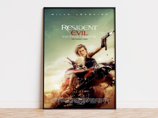 Discover Resident Evil - The Final Chapter - Movie Poster | Digital Download | High Quality Ready To Print