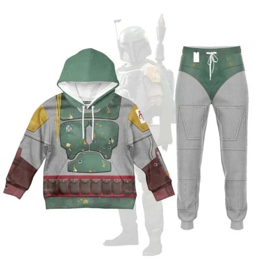 Discover Boba Fett - Cosplay Kid Hoodie, Sweatshirt ,T-Shirt, Sweatpants