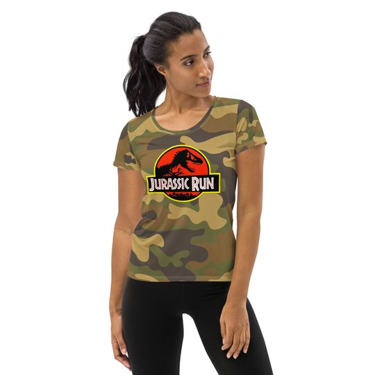 Discover Camo Women's Athletic T-shirt