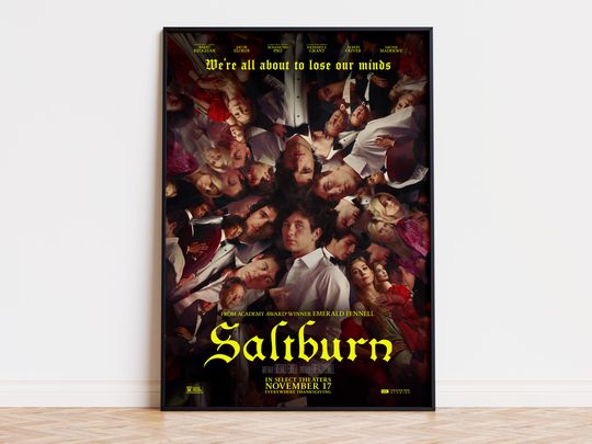 Discover Saltburn - Movie Poster | Digital Download | High Quality Ready To Print