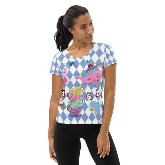 Discover Tea Party Athletic T-shirt