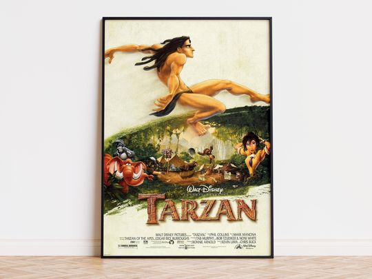 Discover Tarzan - Movie Poster | Digital Download | High Quality Ready To Print