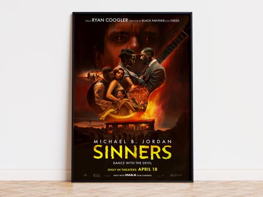 Discover Sinners - Movie Poster | Digital Download | High Quality Ready To Print