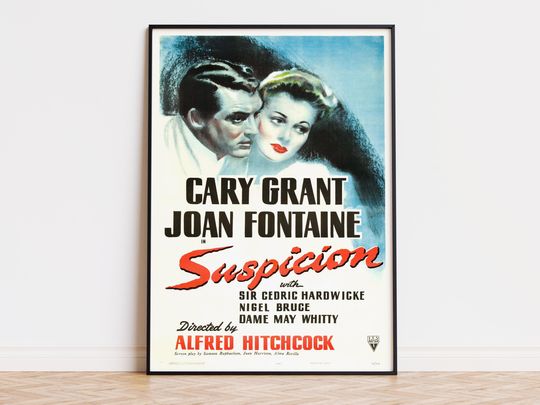Discover Suspicion - Movie Poster | Digital Download | High Quality Ready To Print