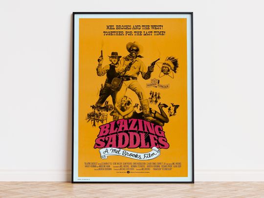 Blazing Saddles - Movie Poster