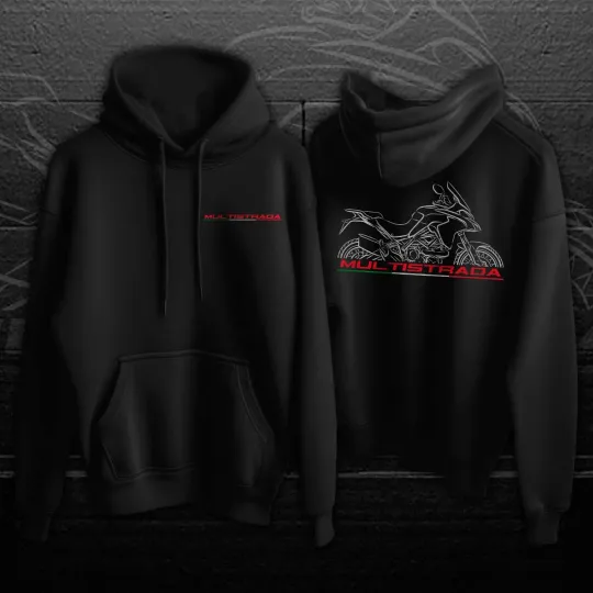 Discover Ducati Multistrada 950 Motorcycle Hoodie - Unisex Sweatshirt for Bikers