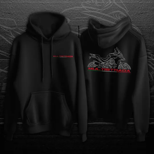 Discover Motorcycle Hoodie for Ducati Multistrada V2 - Great Biker Gift