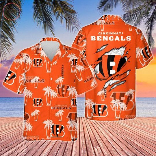 Discover football Cincinnati Bengals Hawaiian Shirt, Men Women Tropical Aloha Shirt, Short Sleeve Game Day Beach Vacation Shirt, Bengals Fan Apparel