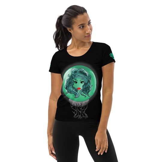 Discover Crystal Ball Ghost T-shirt – Fun Cartoon Casual Graphic Tee for Adults