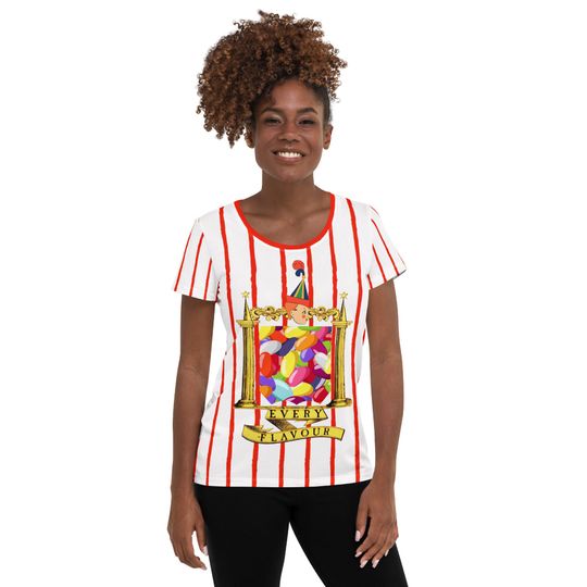 Jelly Bean T-shirt – Fun Cartoon Casual Graphic Tee for Adults
