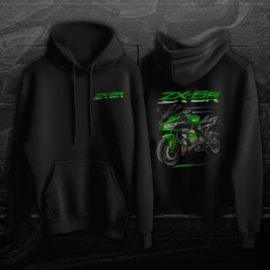 Discover Kawaasakii ZX-6R Hoodie for Motorcycle Riders 2019-2023, Ninja ZX6R Pullover