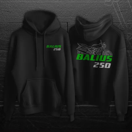 Discover Kawaasakii Balius 250 (ZR250, ZR-2) - Motorcycle Hoodie Pullover for Riders