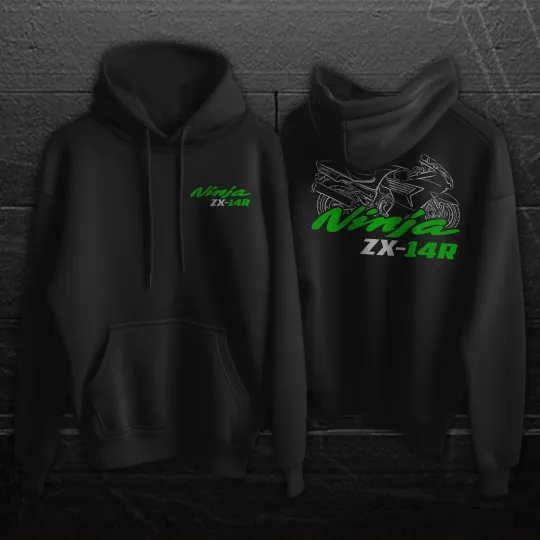 Discover Kawaasakii Ninja ZX-14R 2006-2020 - Motorcycle Hoodie Pullover for Riders