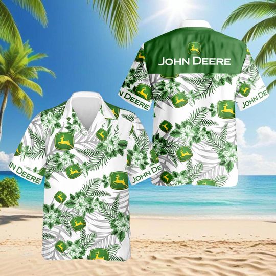 Discover John Dee Tractor Hawaiian Shirt