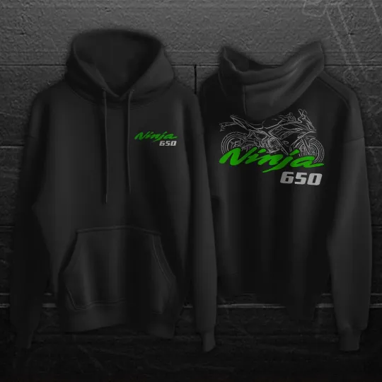 Discover Kawaasakii Ninja 650/650R 2006-2025 - Motorcycle Hoodie Pullover for Riders