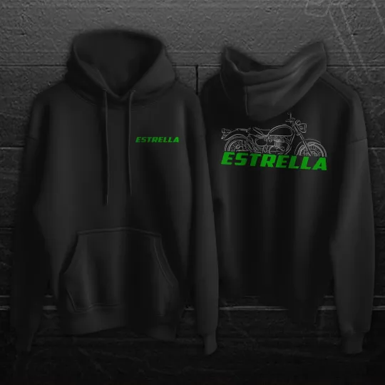 Discover Kawaasakii Estrella 1992-2016 - Motorcycle Hoodie Pullover for Riders
