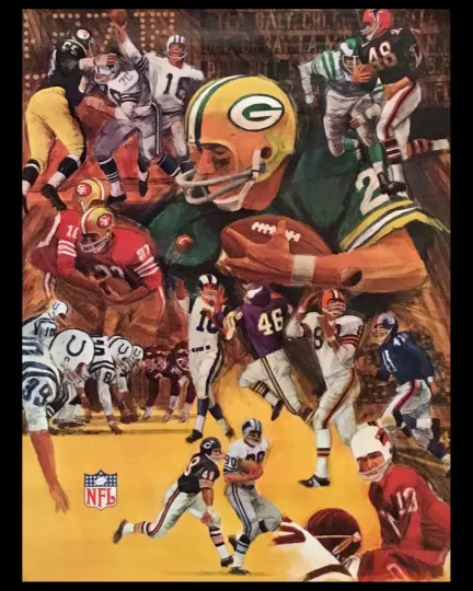 Discover Football Wall Art Poster 1965 Season