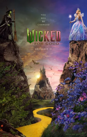 Discover Wicked For Good Vertical Poster Cynthia Arivo, Ariana