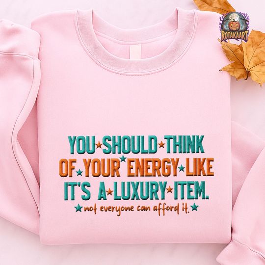 Discover Showgirl Life Embroidered Sweatshirt, Your Energy Is A Luxury Embroidered Shirt, Showgirl Release Shirt, Showgirl Fan Embroidery