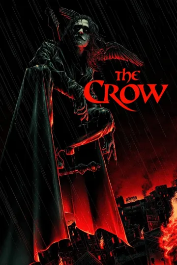 Discover The Crow Movie Poster - Brandon Lee  - Vertical Premium Matte Poster
