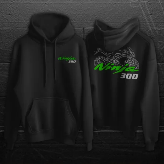 Discover Kawaasakii Ninja 300 2013-2025 - Motorcycle Hoodie Pullover for Riders
