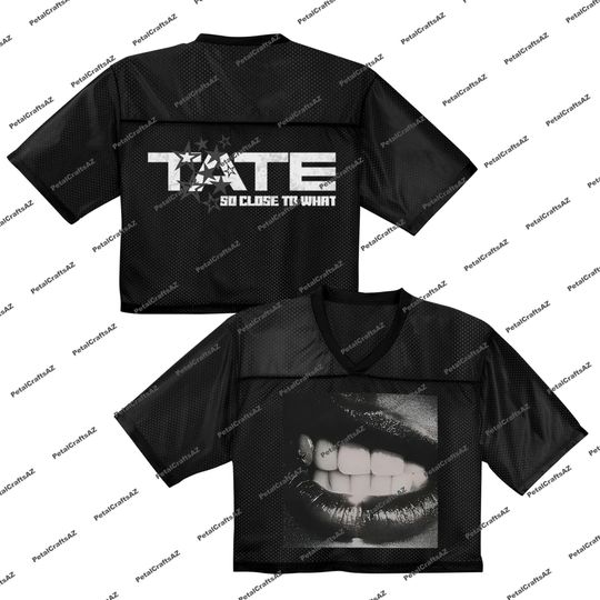 Discover Tate McRae 2025 Concert Jersey, Miss Possessive Tour, Tate McRae Fan Gift Crop Top, Tate McRae Merch, 2 Sides Tate McRae Graphic Crop Top