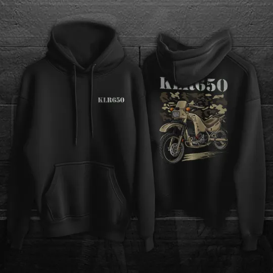 Discover Hoodie for Kawaasakii KLR650 Diesel M1030-M1 Motorcycle Riders, Biker Gift