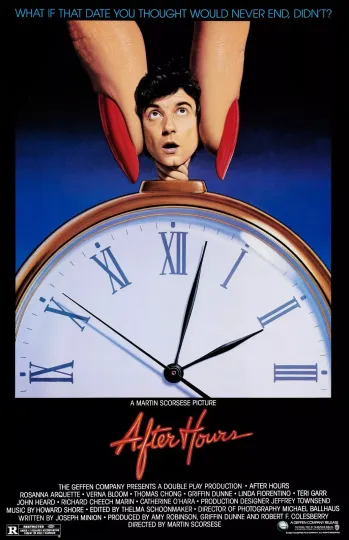 Discover After Hours Movie Poster - Griffin Dunne - Vertical Premium Matte Poster