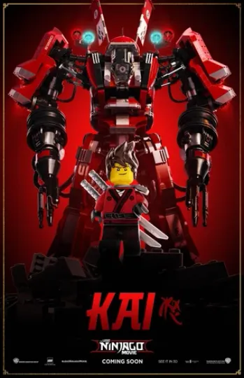 Discover The Lego Ninjago Movie Poster - Kai - Premium Matte Vertical Poster