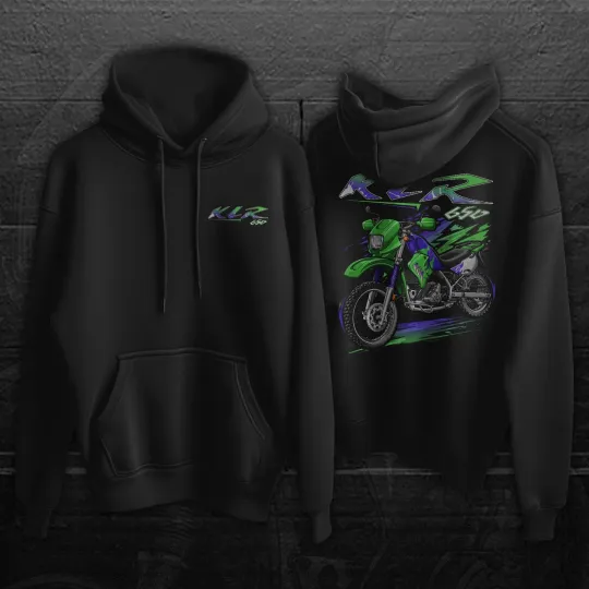 Discover Hoodie for Kawaasakii KLR650 1995-2004 Motorcycle Riders, Biker Gift
