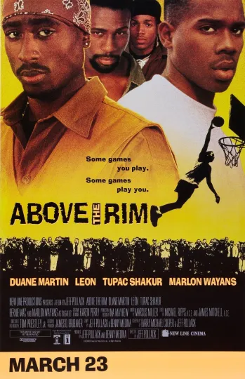 Discover Above The Rim Movie Poster -  Premium Matte Vertical Poster Tupac Shakur