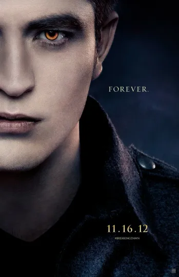 Discover Twilight Saga Movie Poster Robert Pattinson, Premium Matte Vertical Poster