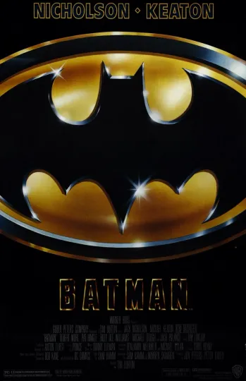 Discover Batman Movie Poster  - Tim Burton & Michael Keaton - Premium Matte Vertical Poster